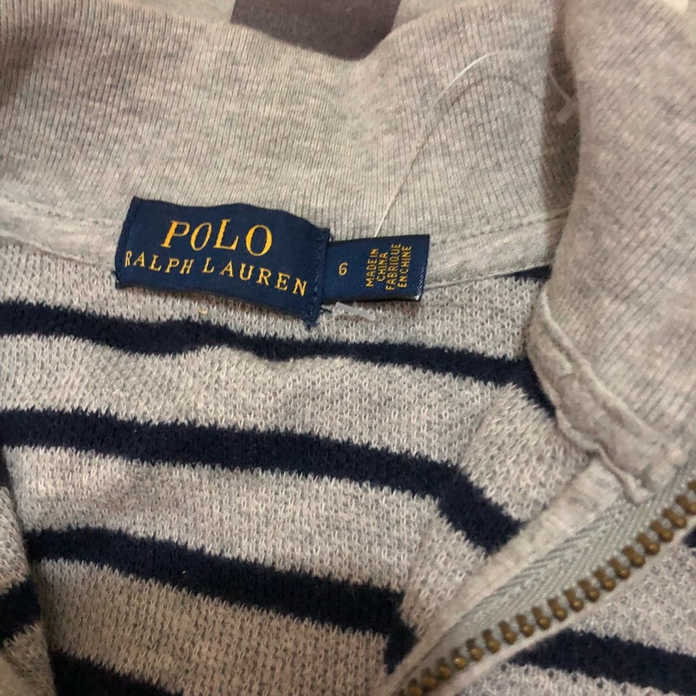 Boys size 6 polo sweater